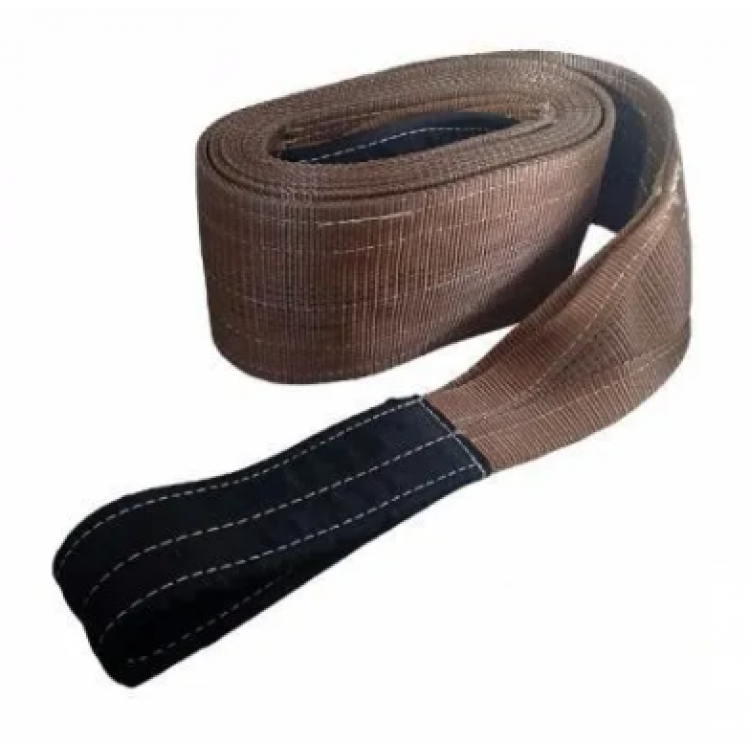 CINTA PARA ELEVACAO MARROM - 18CM LARGURA - 4 METRO - 6 TONELADAS - Imagem: 1