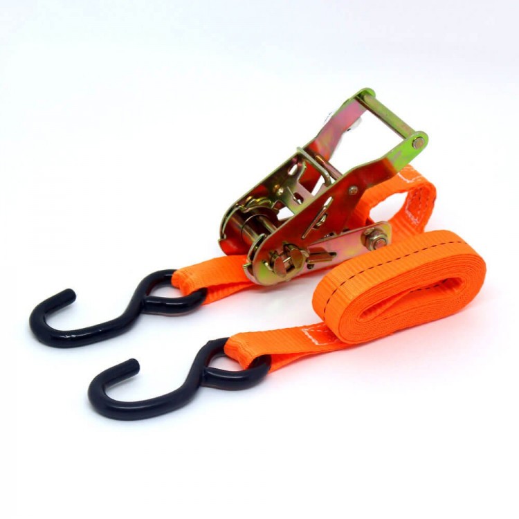 CONJ. CINTA COM CATRACA ABERTA G/S - LARG: 2,5CM - COMP: 3MT - 800KG - Imagem: 1