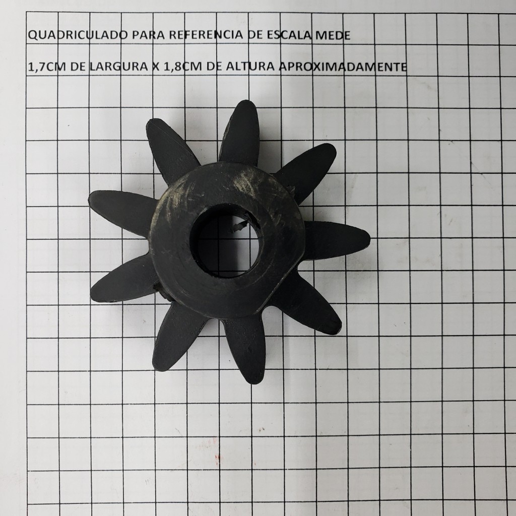 ENGRENAGEM 9 DENTES HIDROINDUSTRIAL